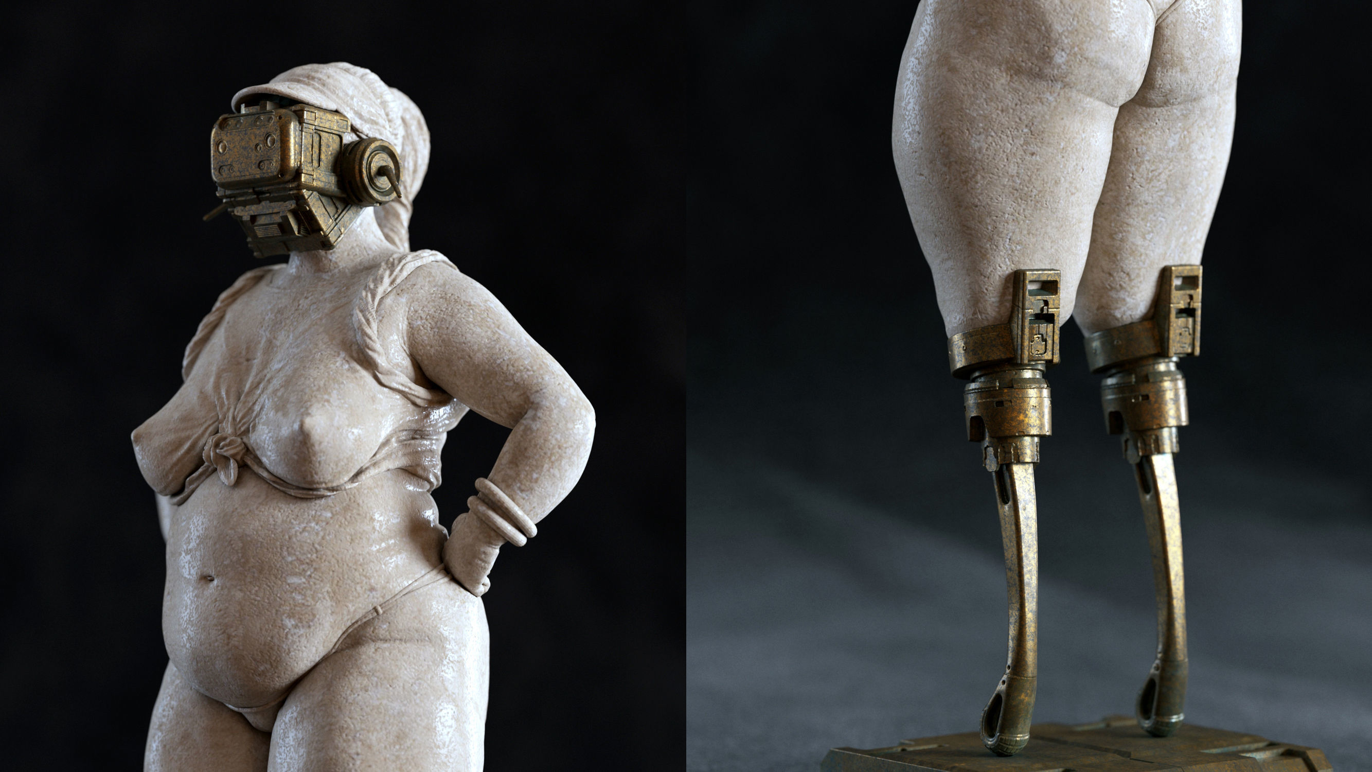 Venus of 2077 3D print model_1