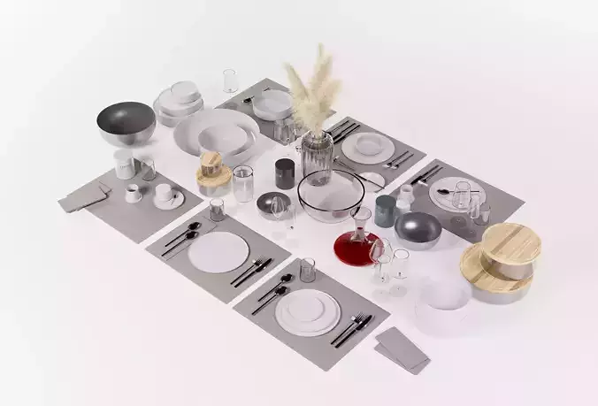 Kitchen Essentials Volume 2- Tableware - D5Render Ready to use 