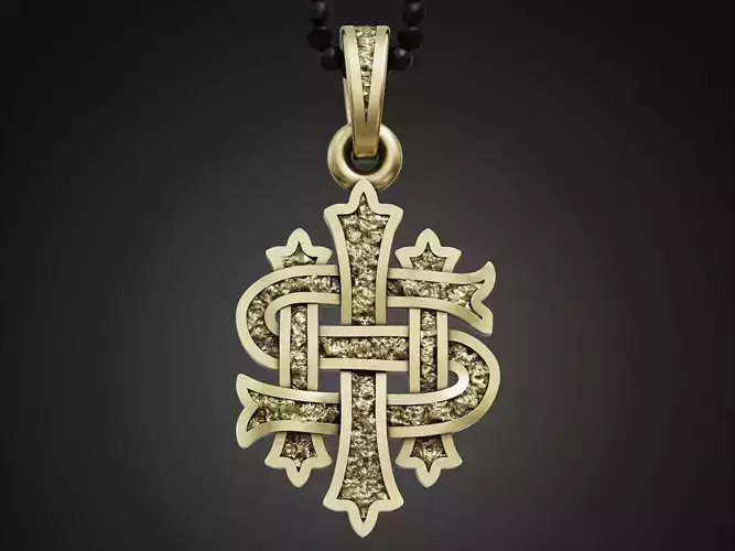 Jesus Christ Monogram IHS pendant