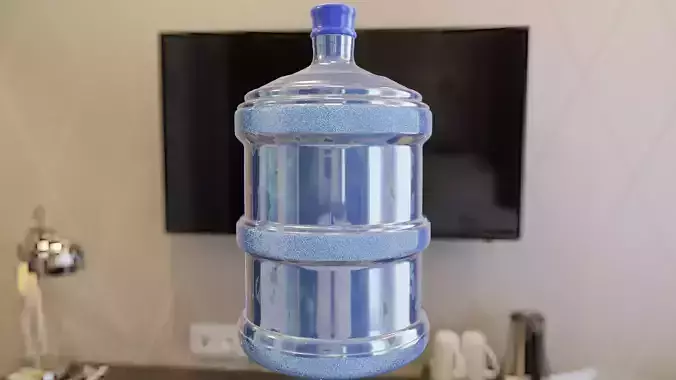 20l water bottle 3d model