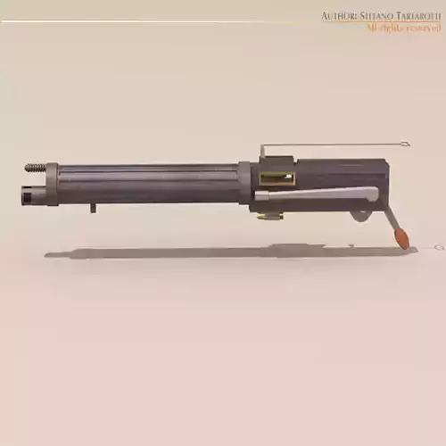 Vickers machine gun 3D model Vickers machine gun 3D model