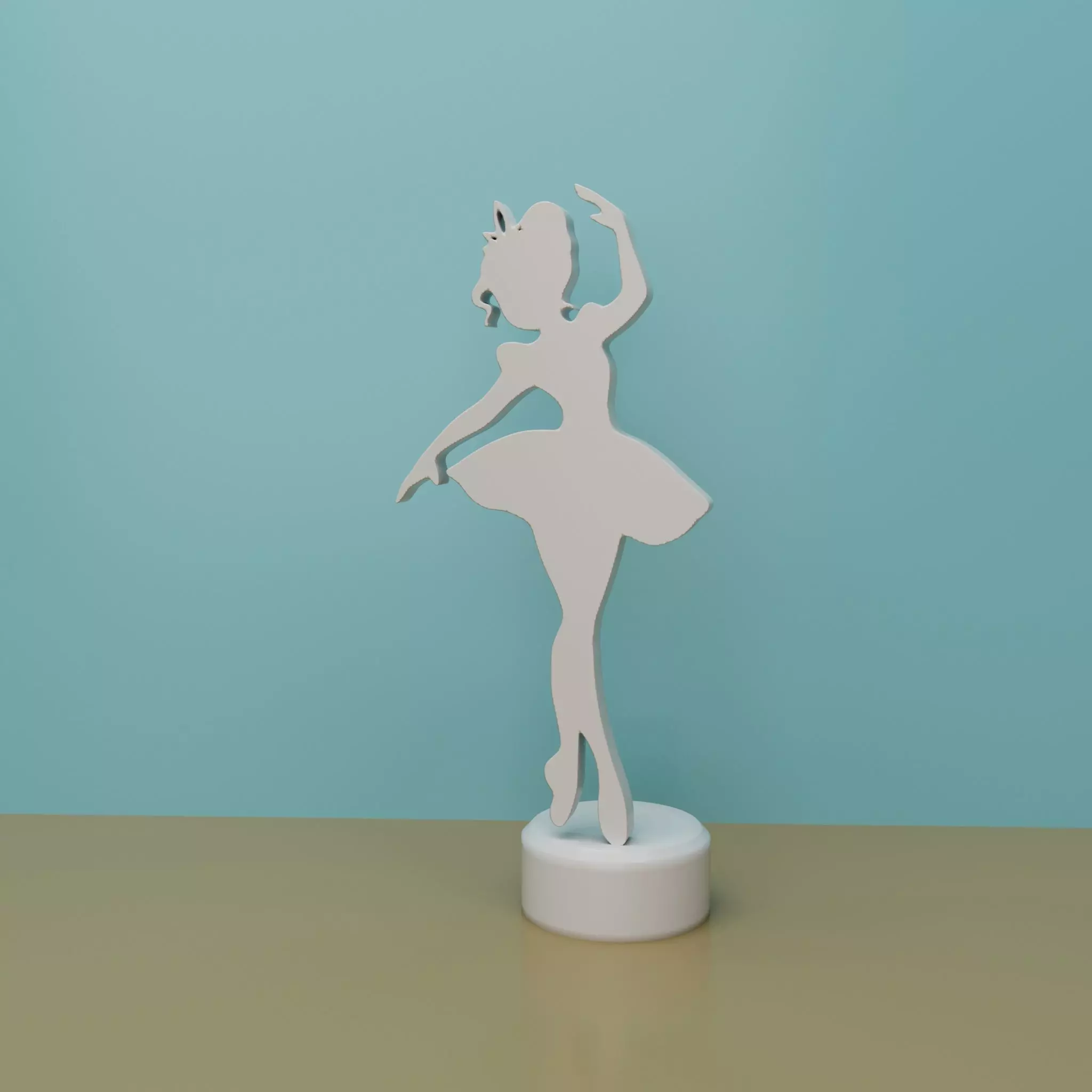 BALLERINA DANCER DECORATION DESK DECORATION 3D print model_0