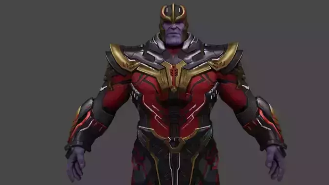 Thanos Red 3D Model
