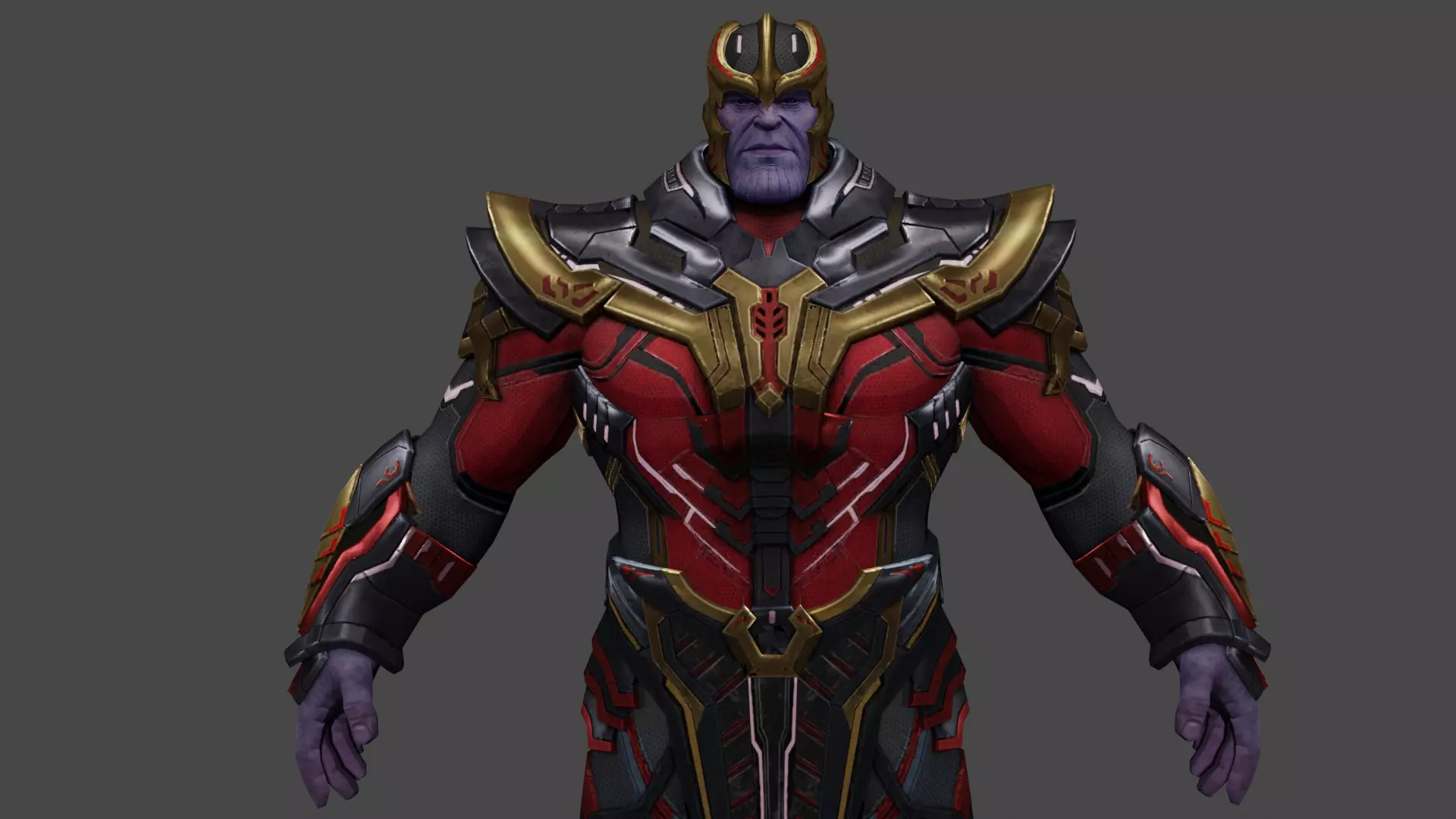 Thanos Red 3D Model 3D model