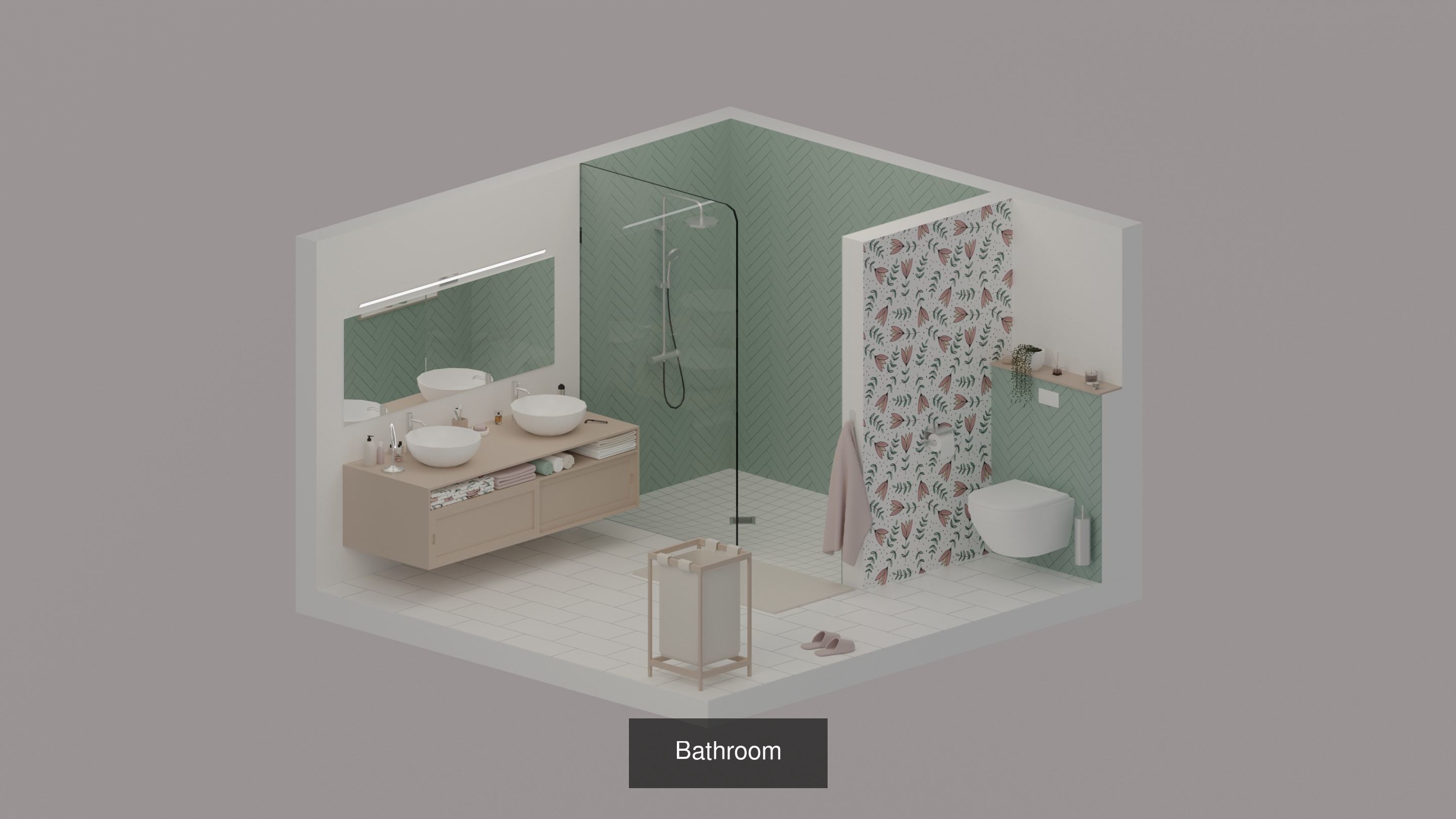 Bathroom pack 3D Model Collection_3