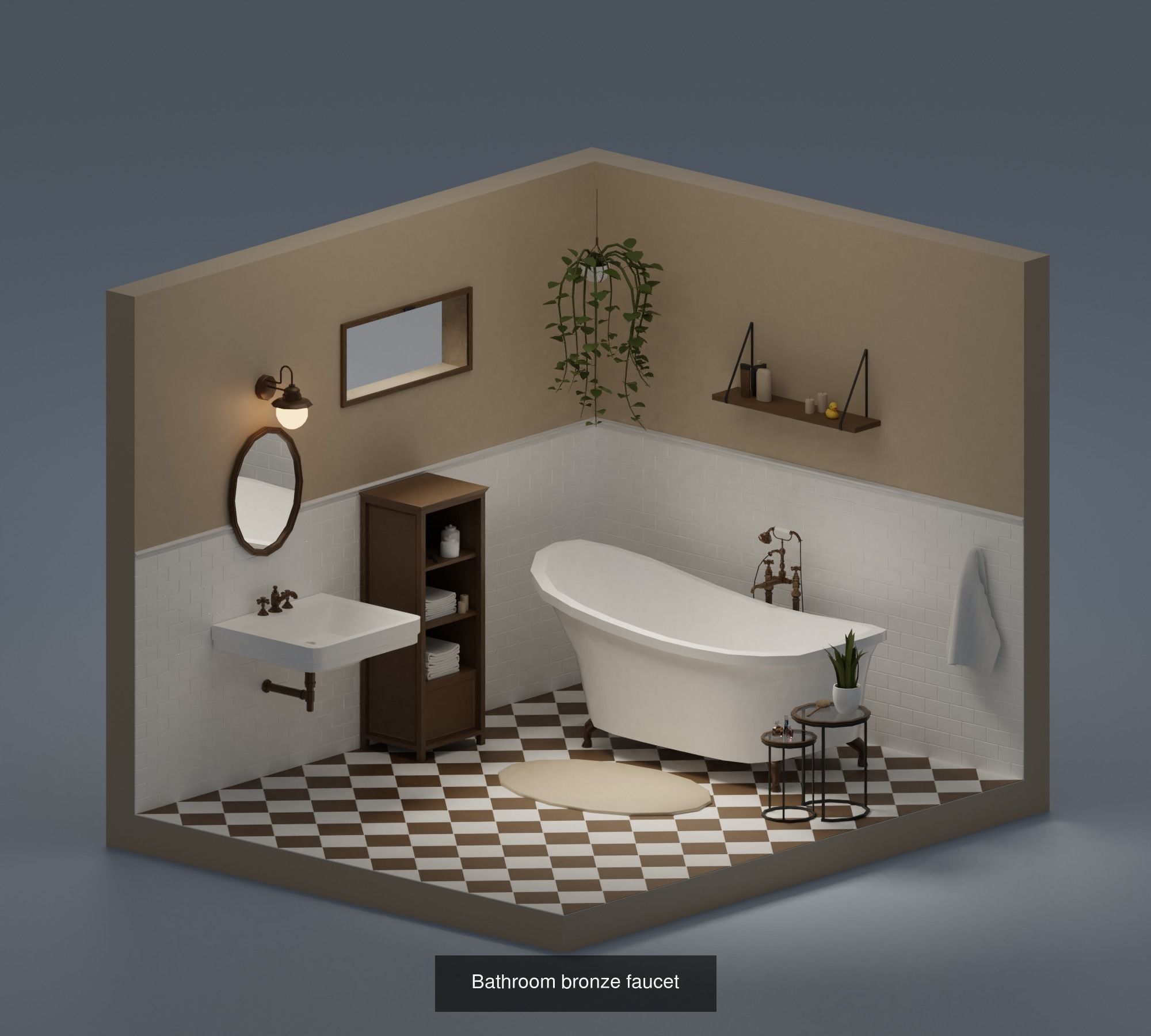 Bathroom pack 3D Model Collection_2