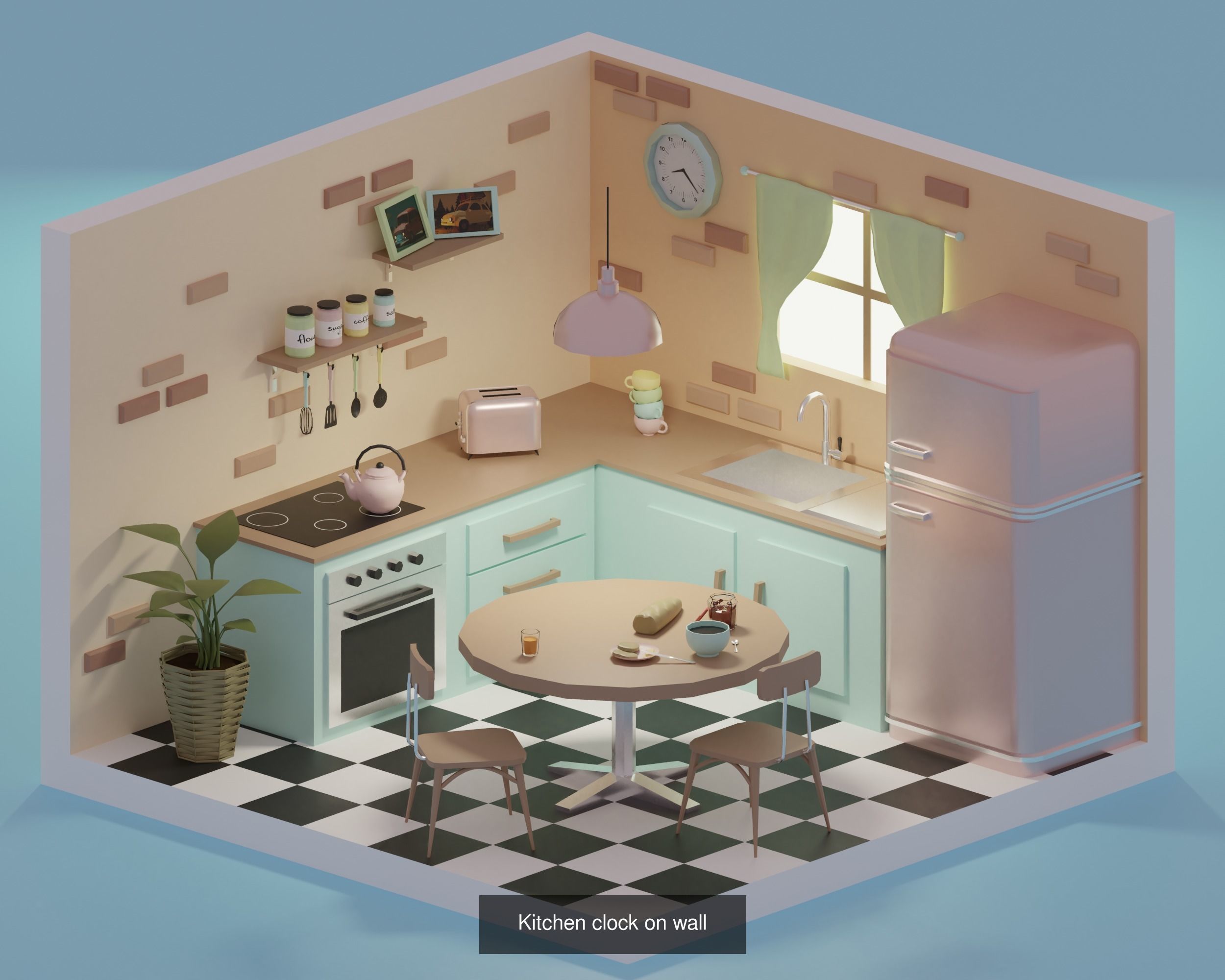 Kitchen pack 3D Model Collection_1