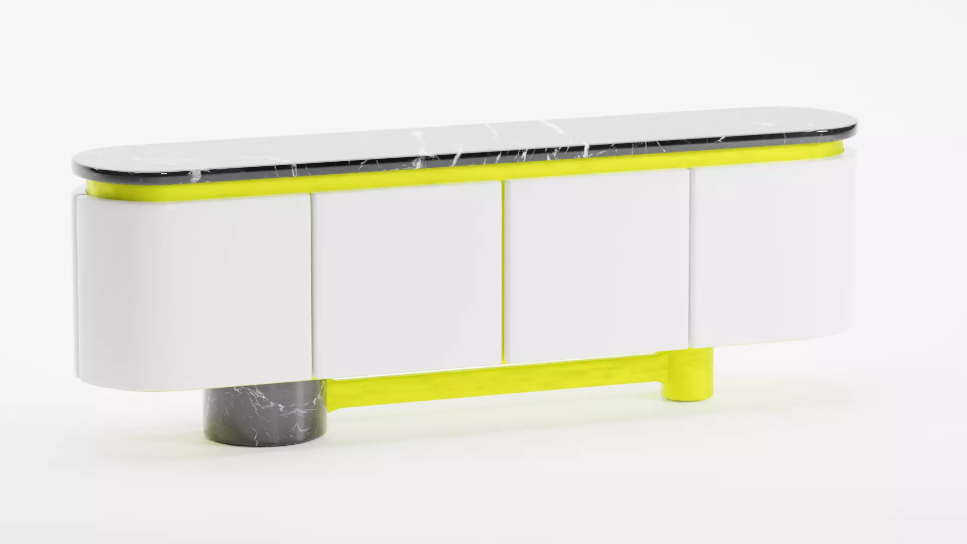 Alder sideboard 3D model_0