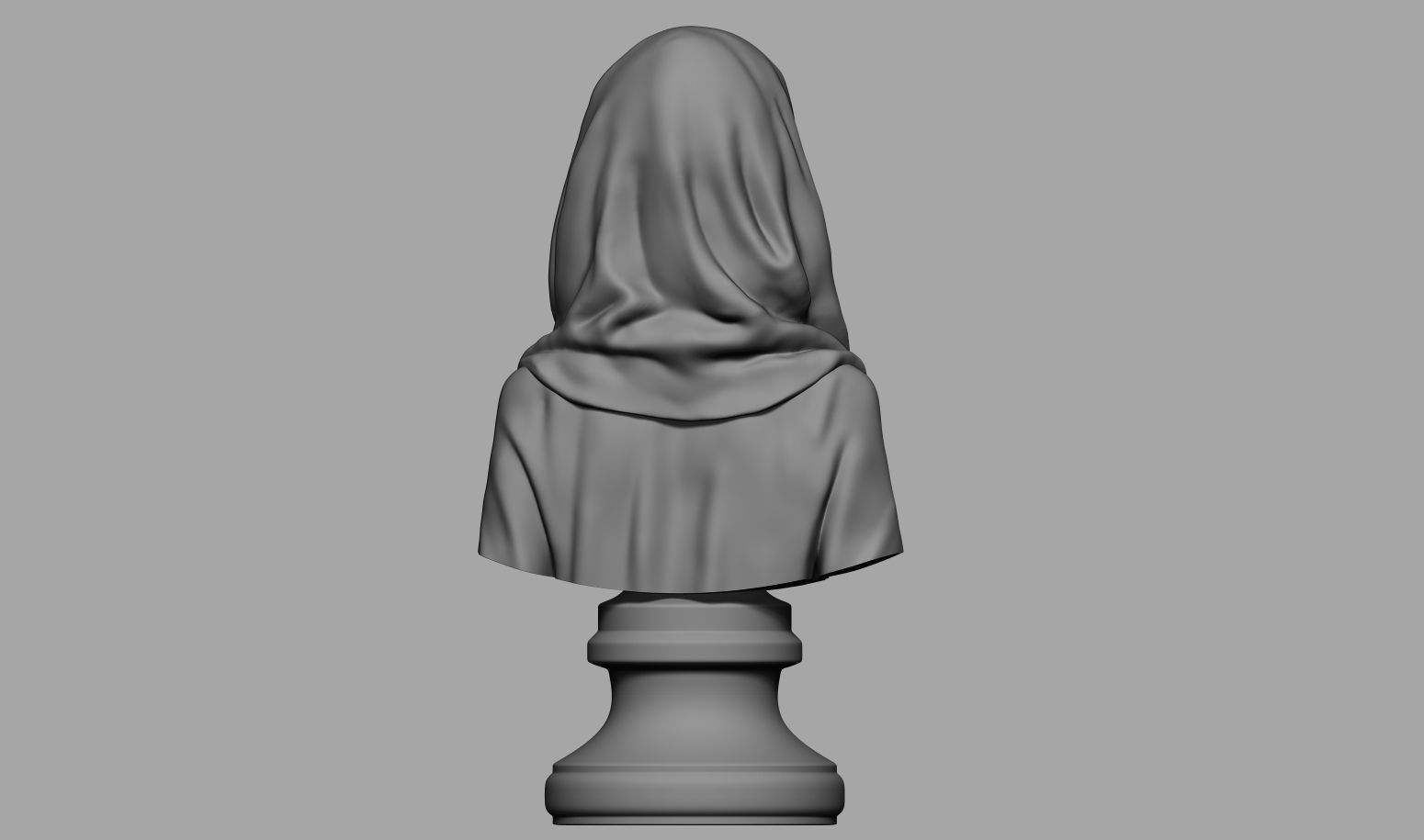 Female bust 011 3D print model_7