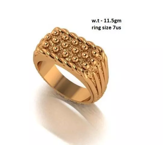 Row Keeper Ring 3D print model_0