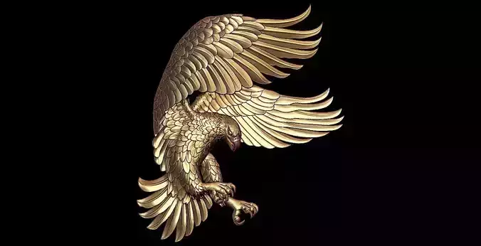 eagle half 3d