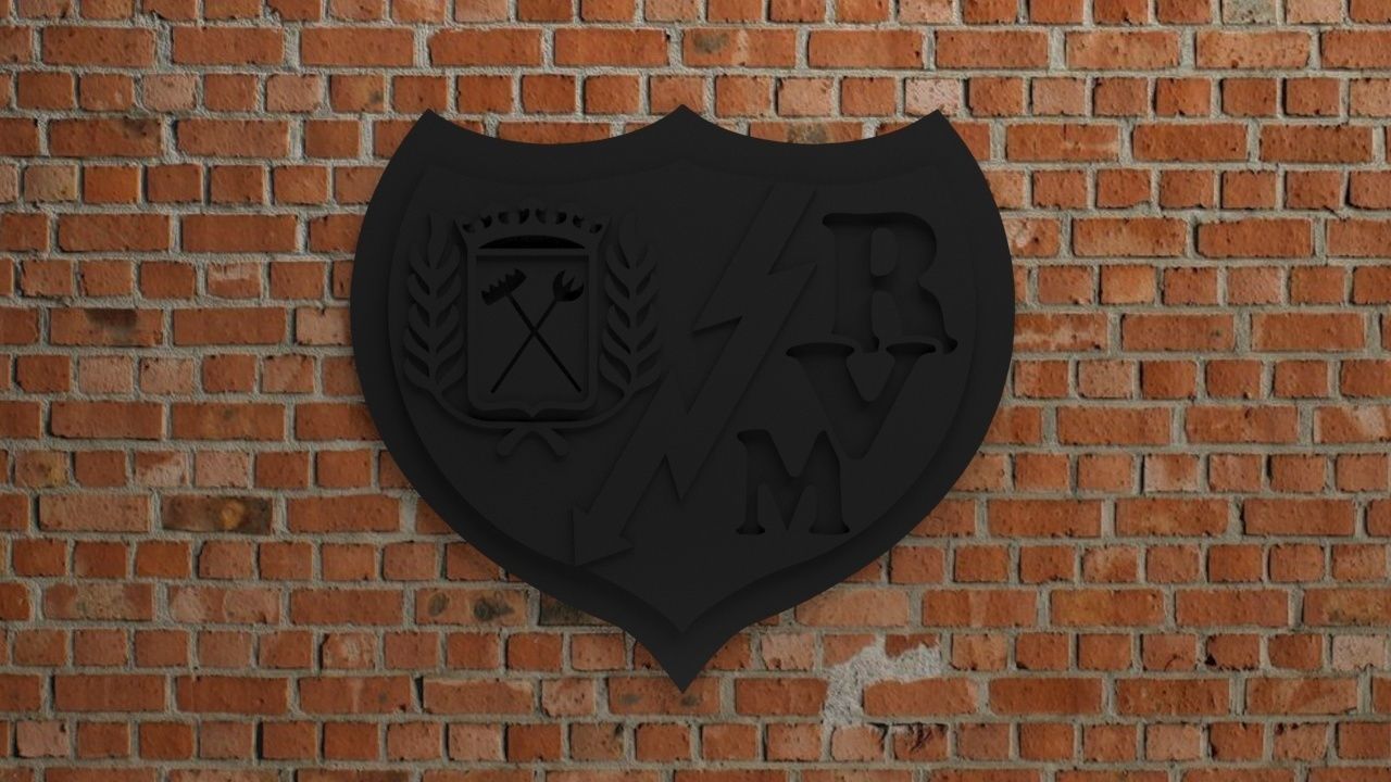 Rayo Vallecano Logo 3D print model_6