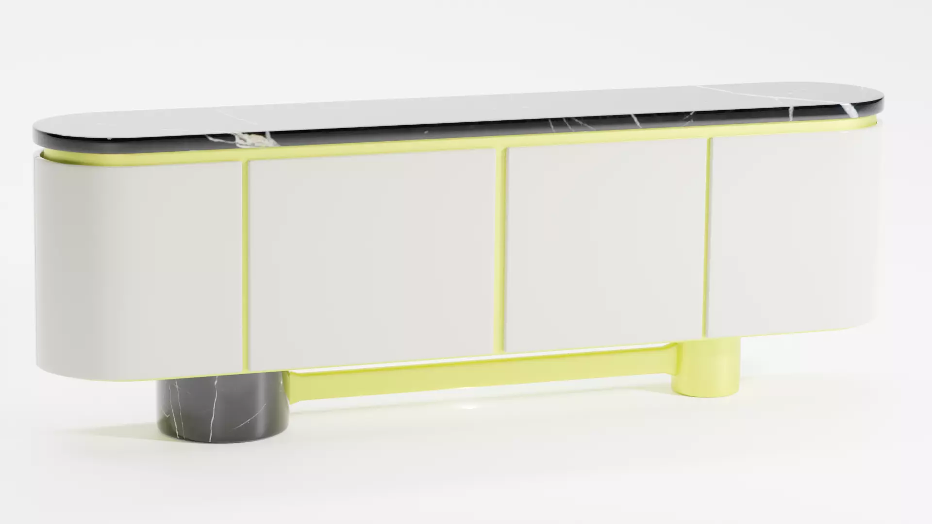 Alder sideboard 3D model_0