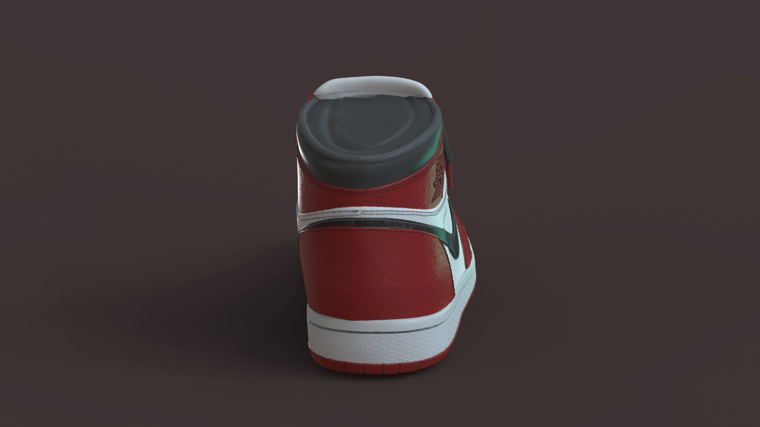 Spiderman Nike Jordan 3D print model_5