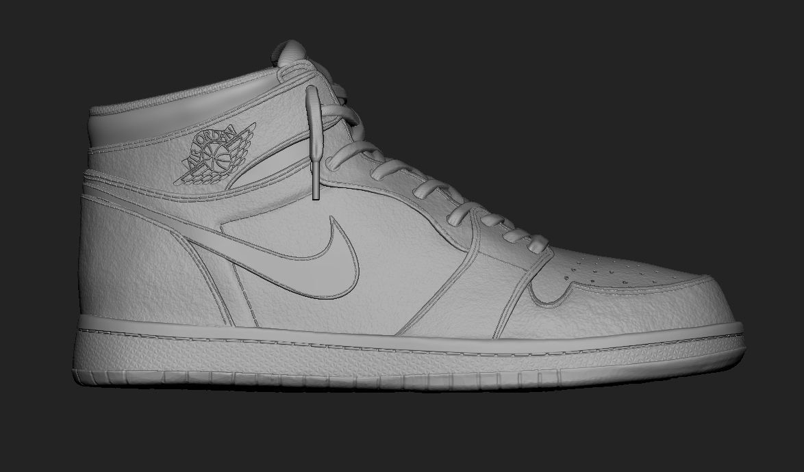 Spiderman Nike Jordan 3D print model_25