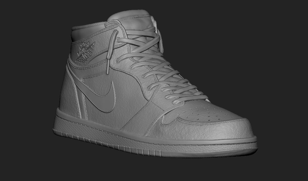 Spiderman Nike Jordan 3D print model_24