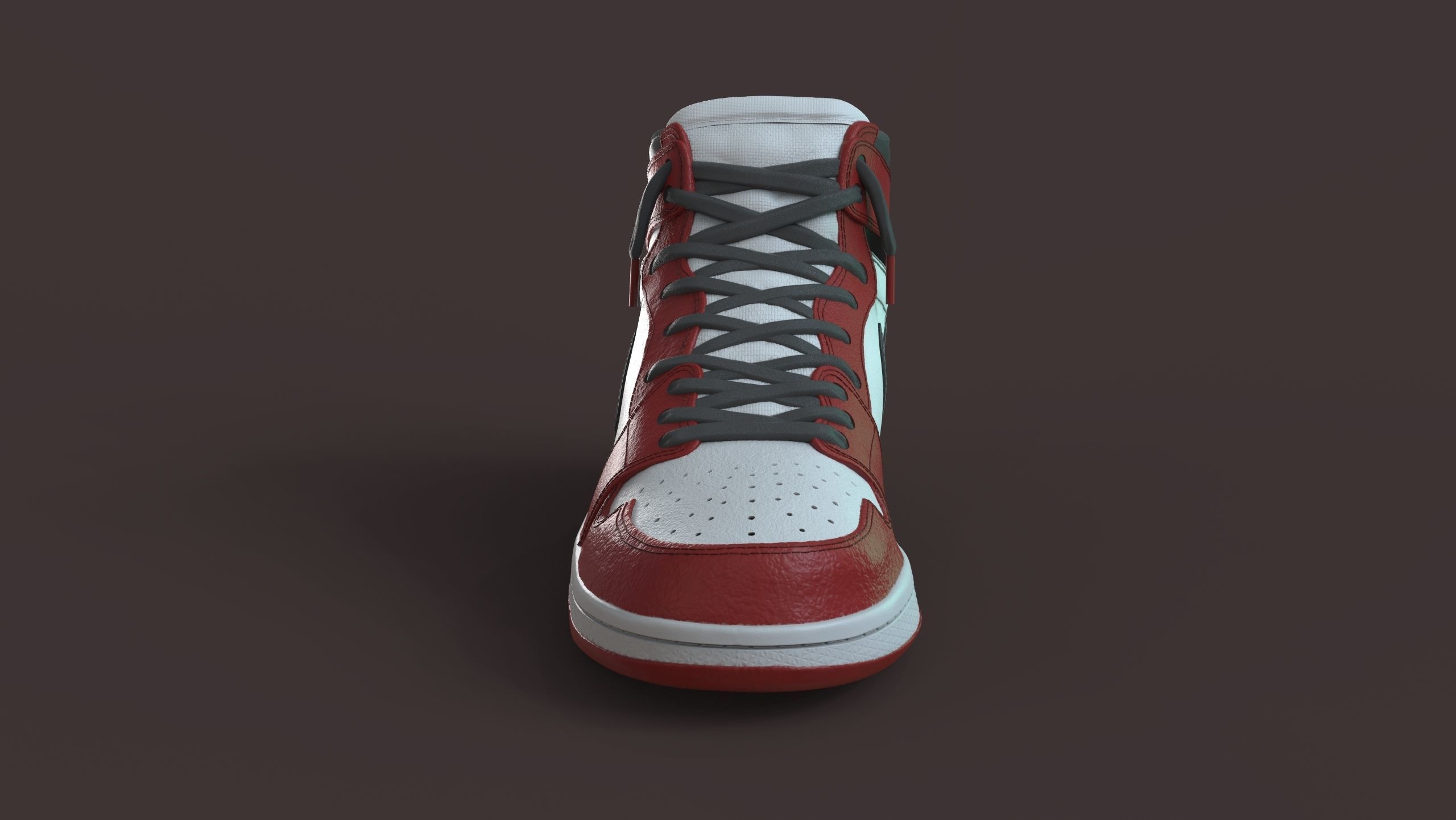 Spiderman Nike Jordan 3D print model_1