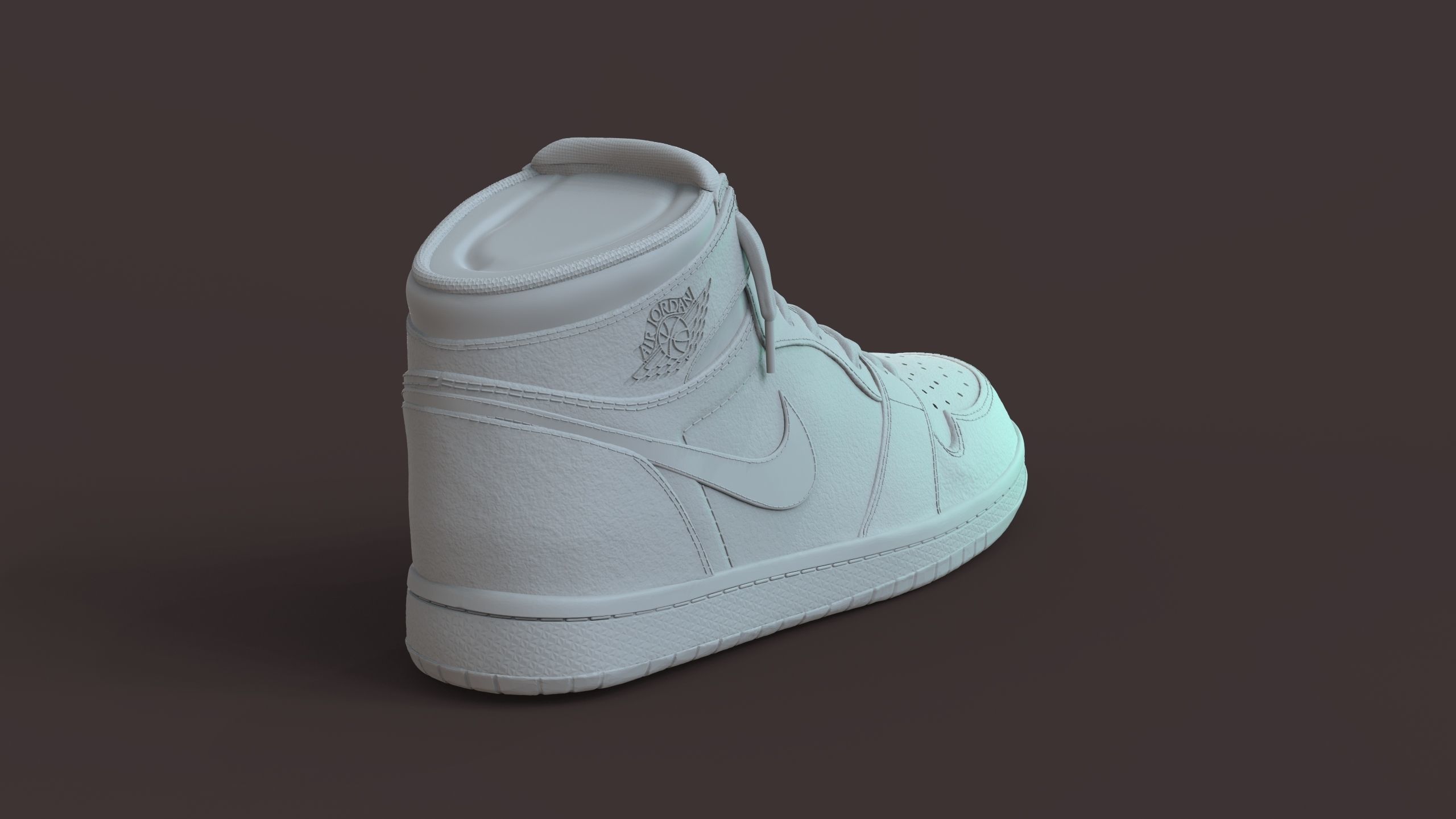 Spiderman Nike Jordan 3D print model_13