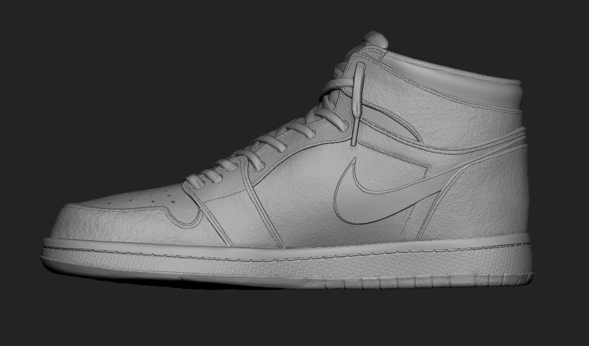 Spiderman Nike Jordan 3D print model_27