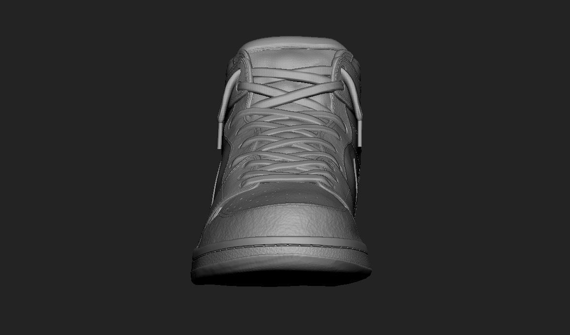 Spiderman Nike Jordan 3D print model_23