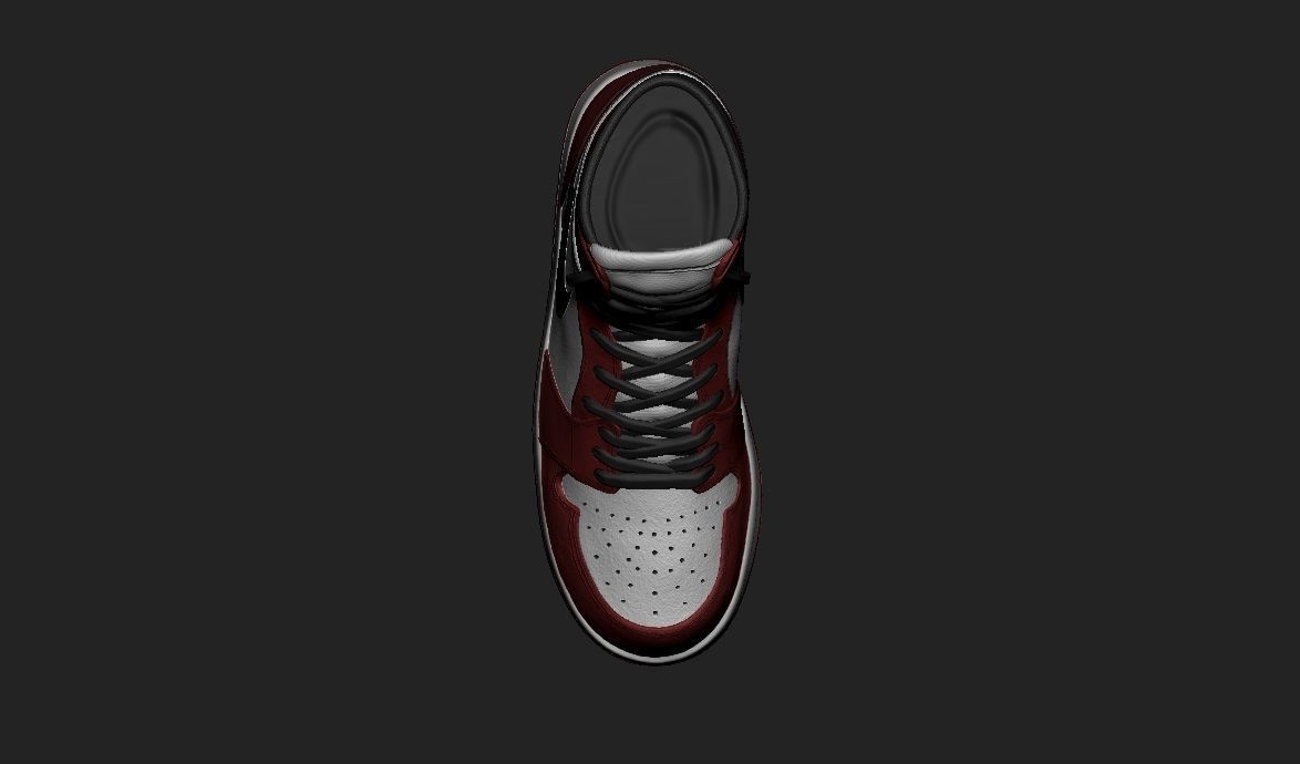 Spiderman Nike Jordan 3D print model_20