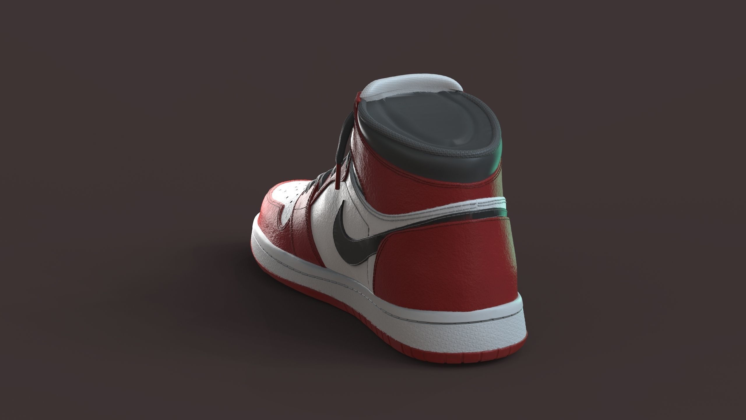 Spiderman Nike Jordan 3D print model_6