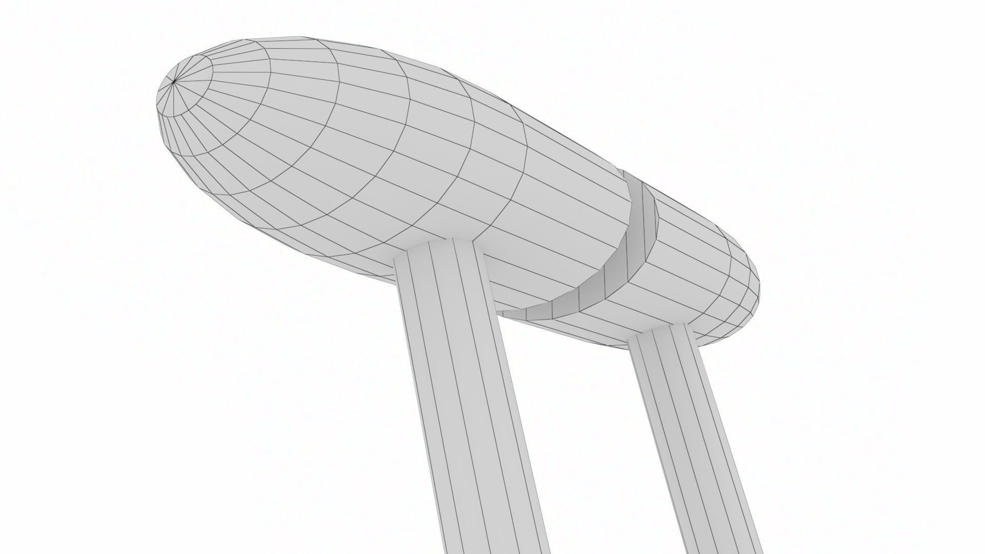 Hand controllers and foot pedals Low-poly 3D model_24