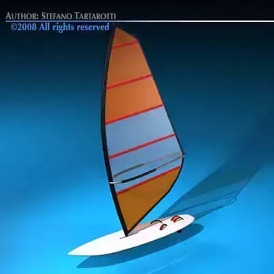Windsurf sailboat