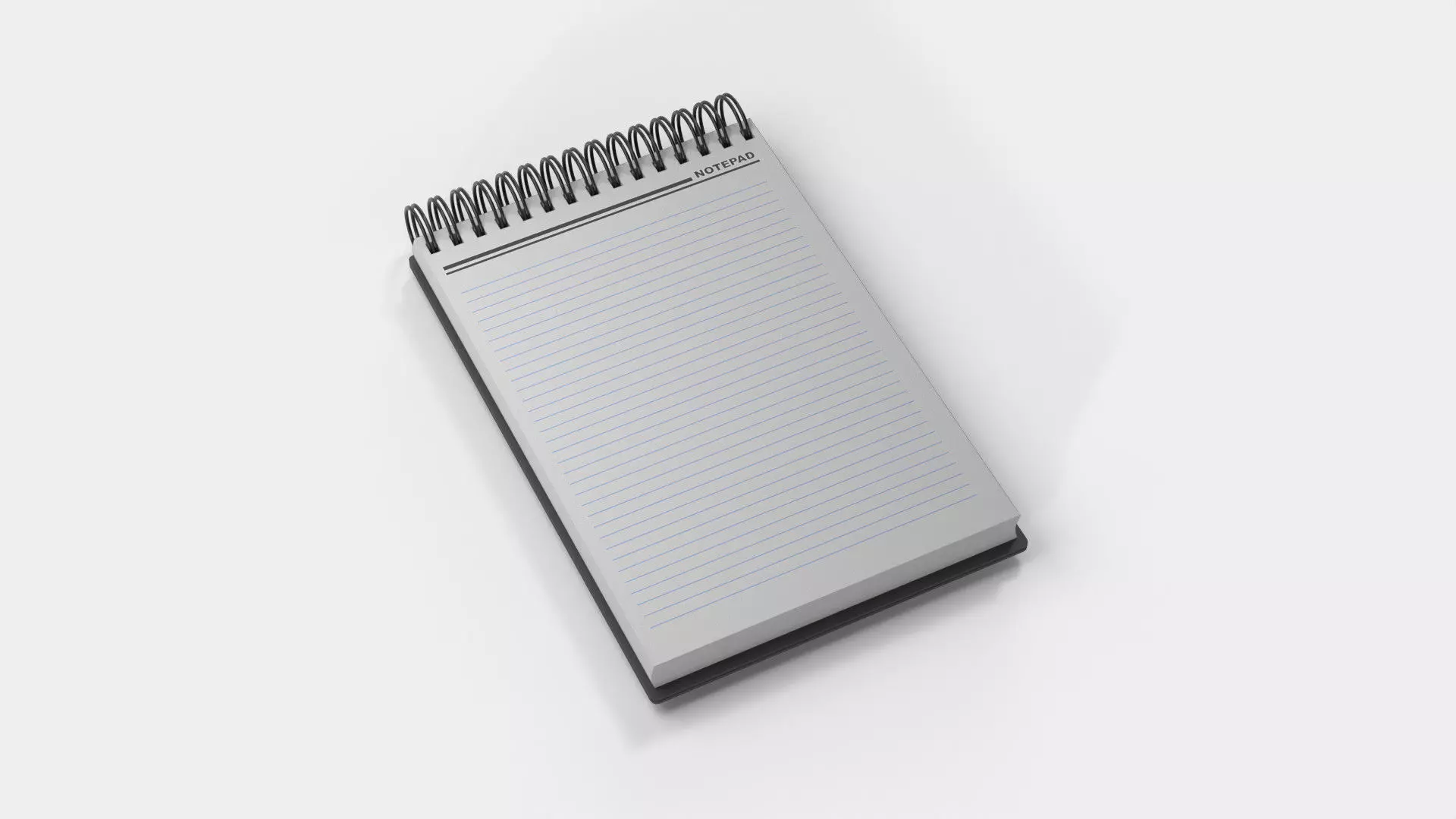 Notepad 4 x 6 inches 3D model