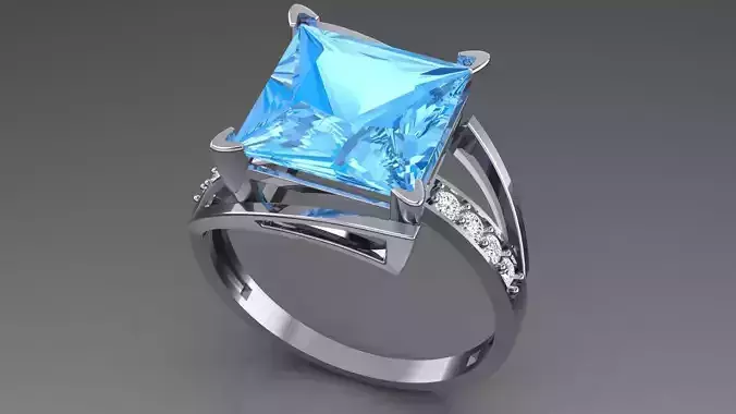 originality 3D print ring model  3D print model