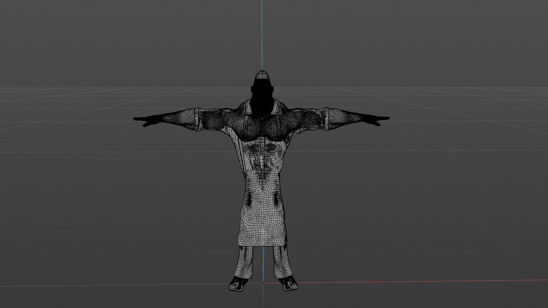 Cartoon Angry Butcher Rigged 3D model_34