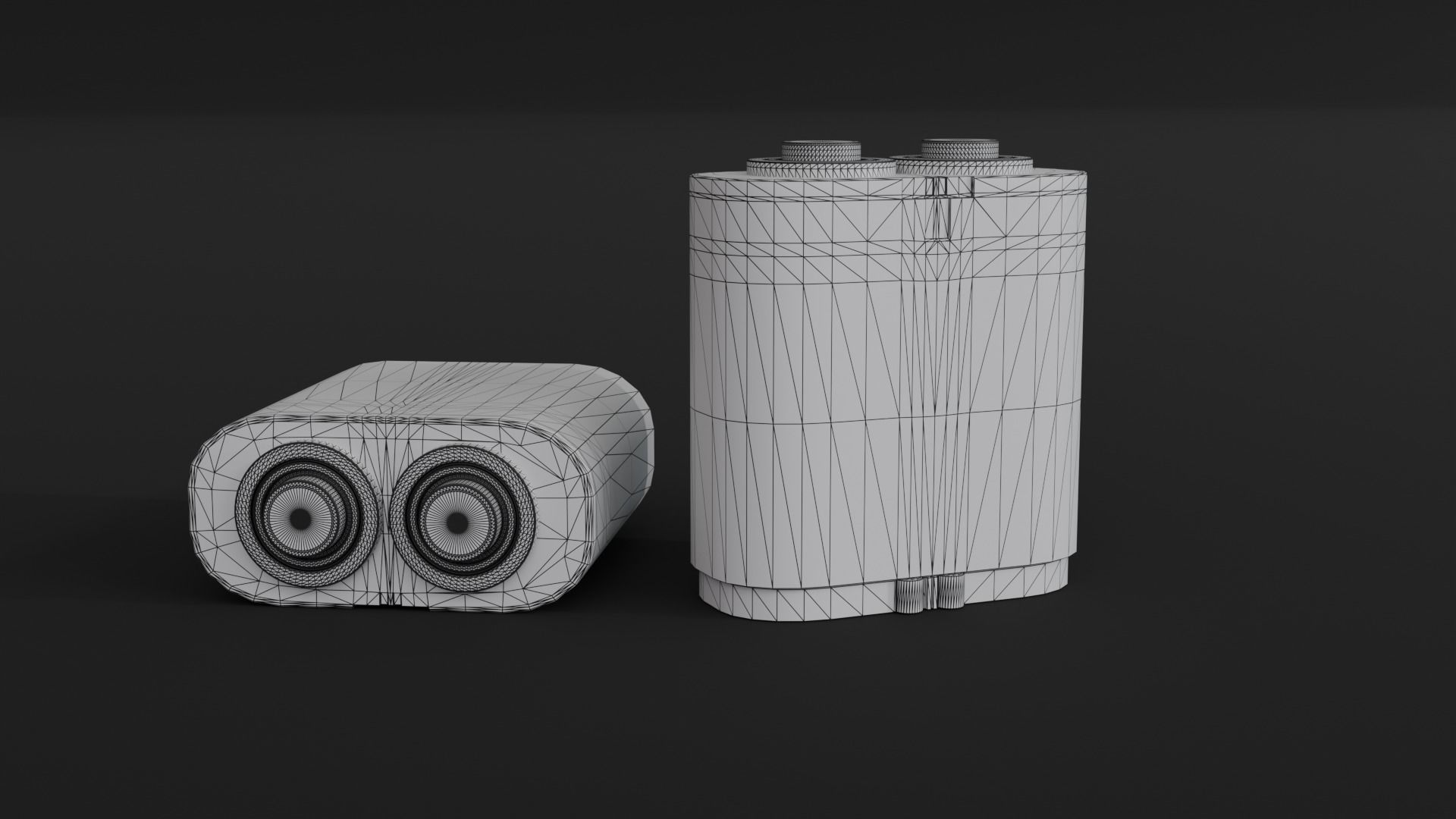 Ultra Power Batterie Low-poly 3D model_3