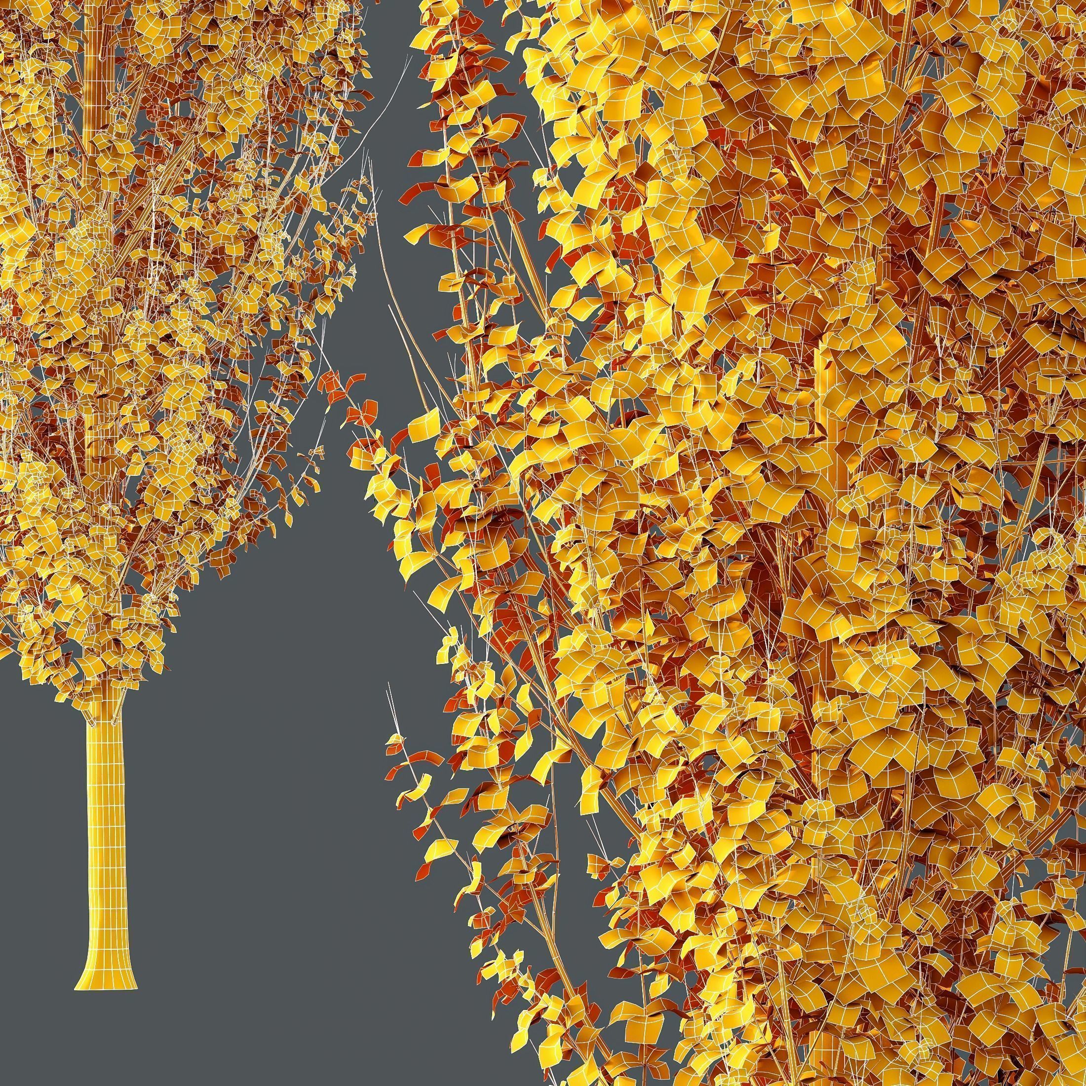 12 Different SETS of Tree SET VOL119 3D Model Collection_24