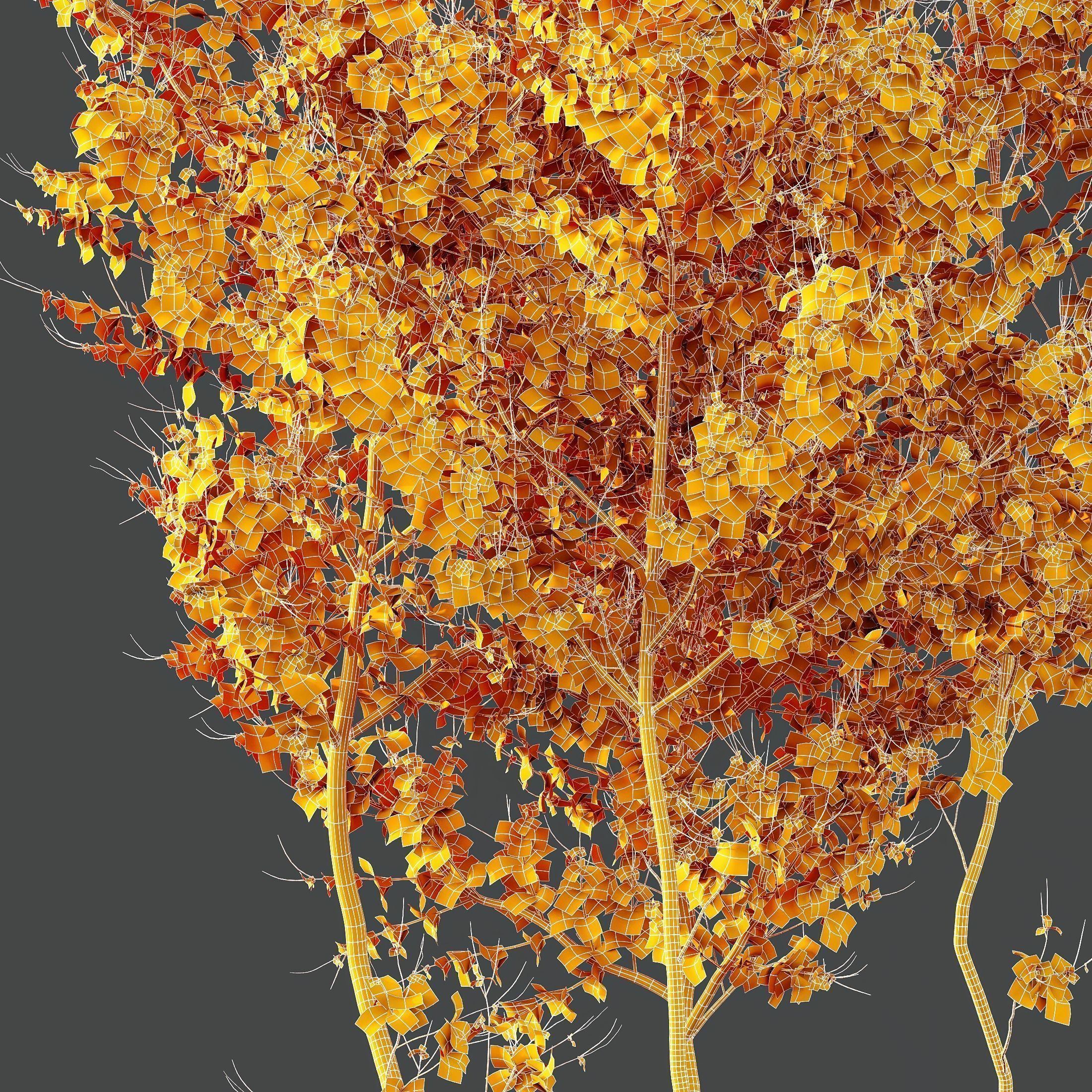 6 Different SETS of Tree SET VOL120 3D Model Collection_16