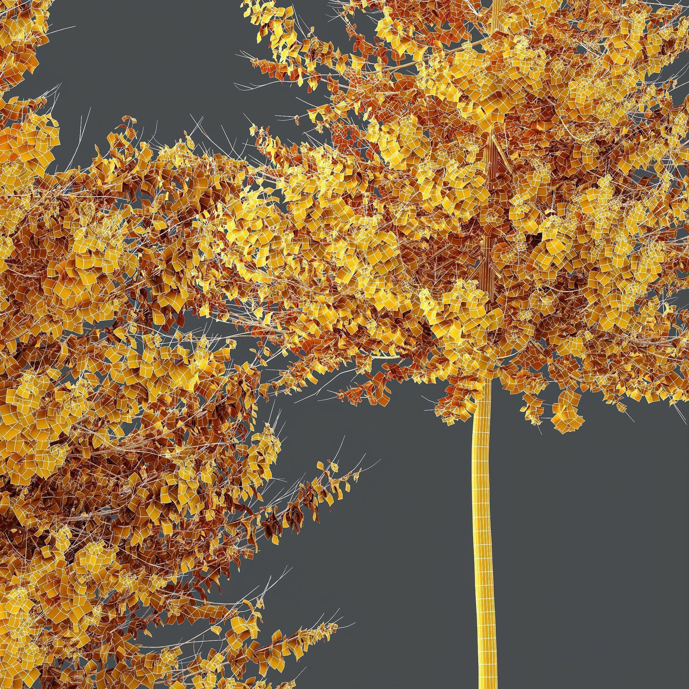 6 Different SETS of Tree SET VOL120 3D Model Collection_15