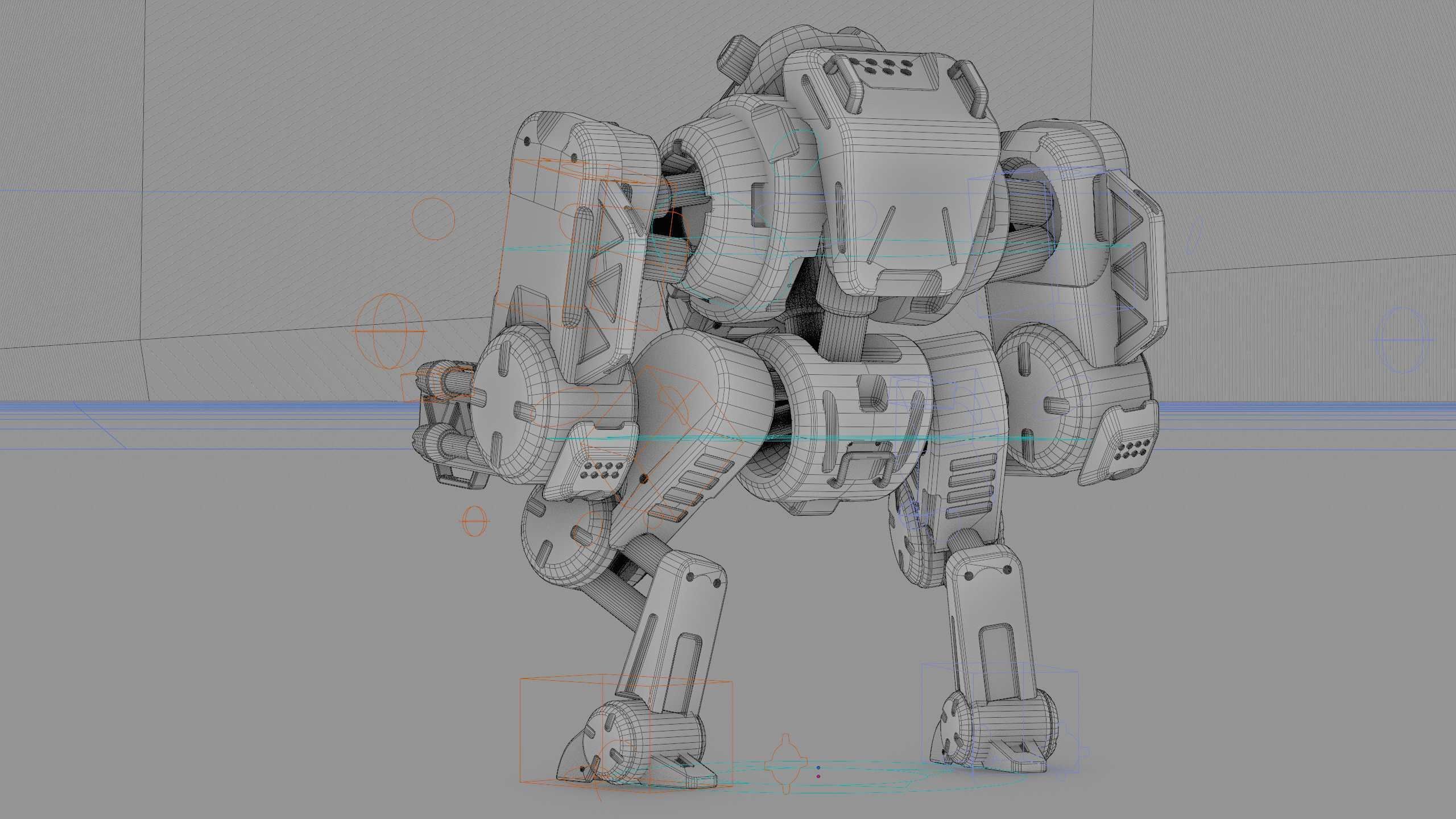 MILITARY BOT S-200  Rigged for Unreal Engine - Unity - MIXAMO 3D model_41