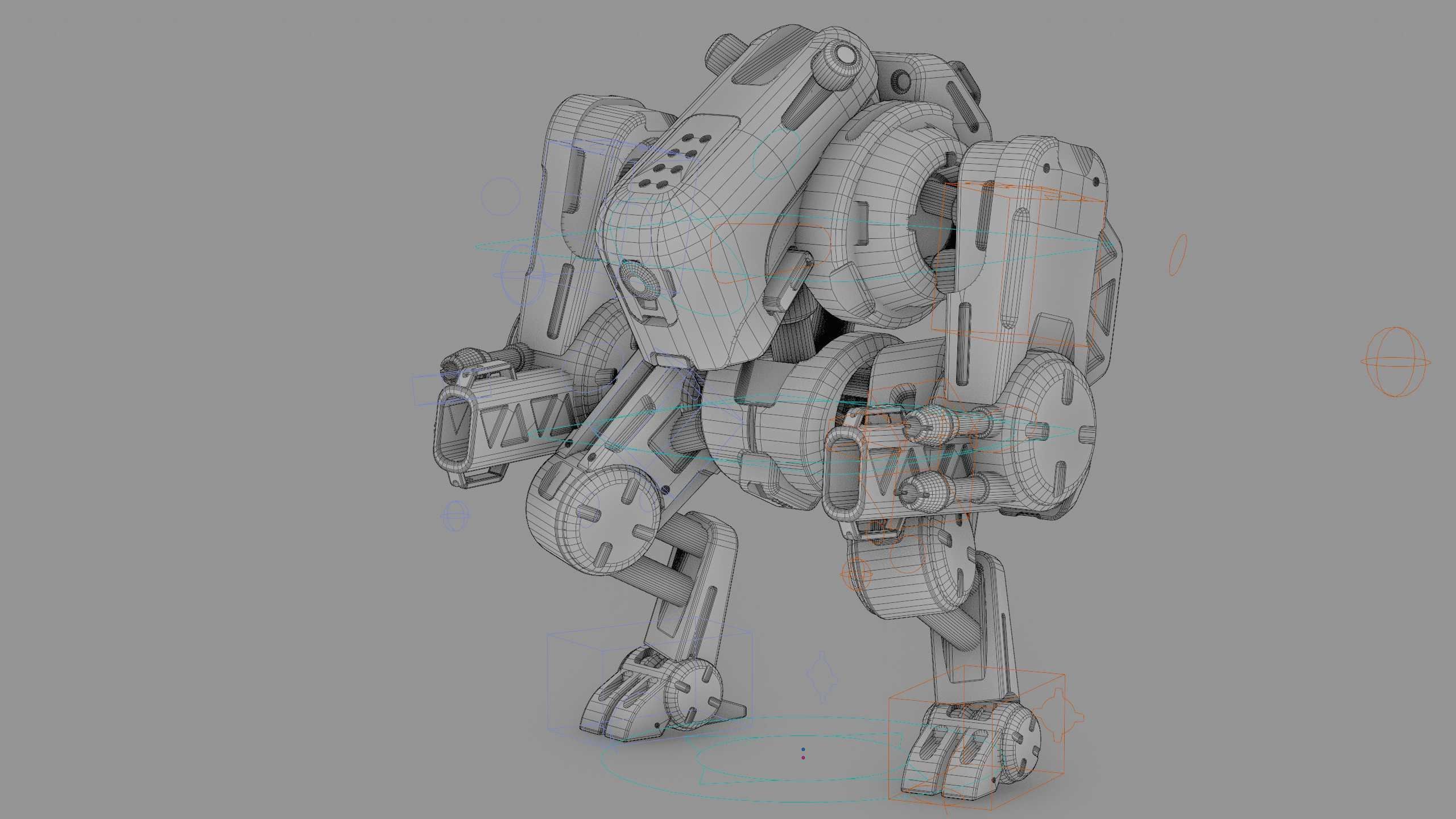 MILITARY BOT S-200  Rigged for Unreal Engine - Unity - MIXAMO 3D model_40