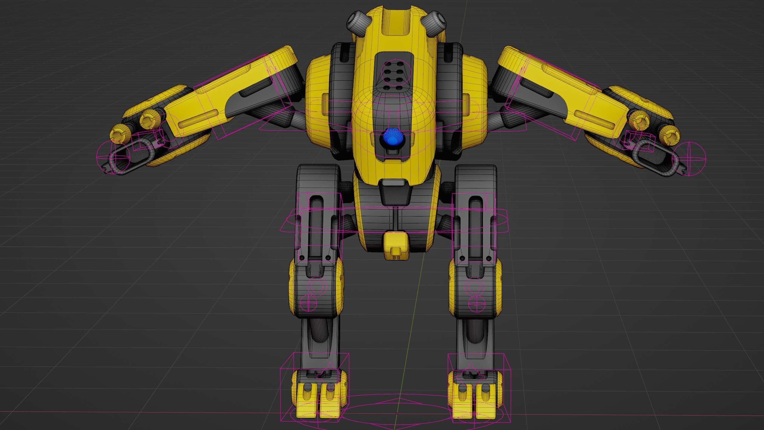 MILITARY BOT S-200  Rigged for Unreal Engine - Unity - MIXAMO 3D model_39