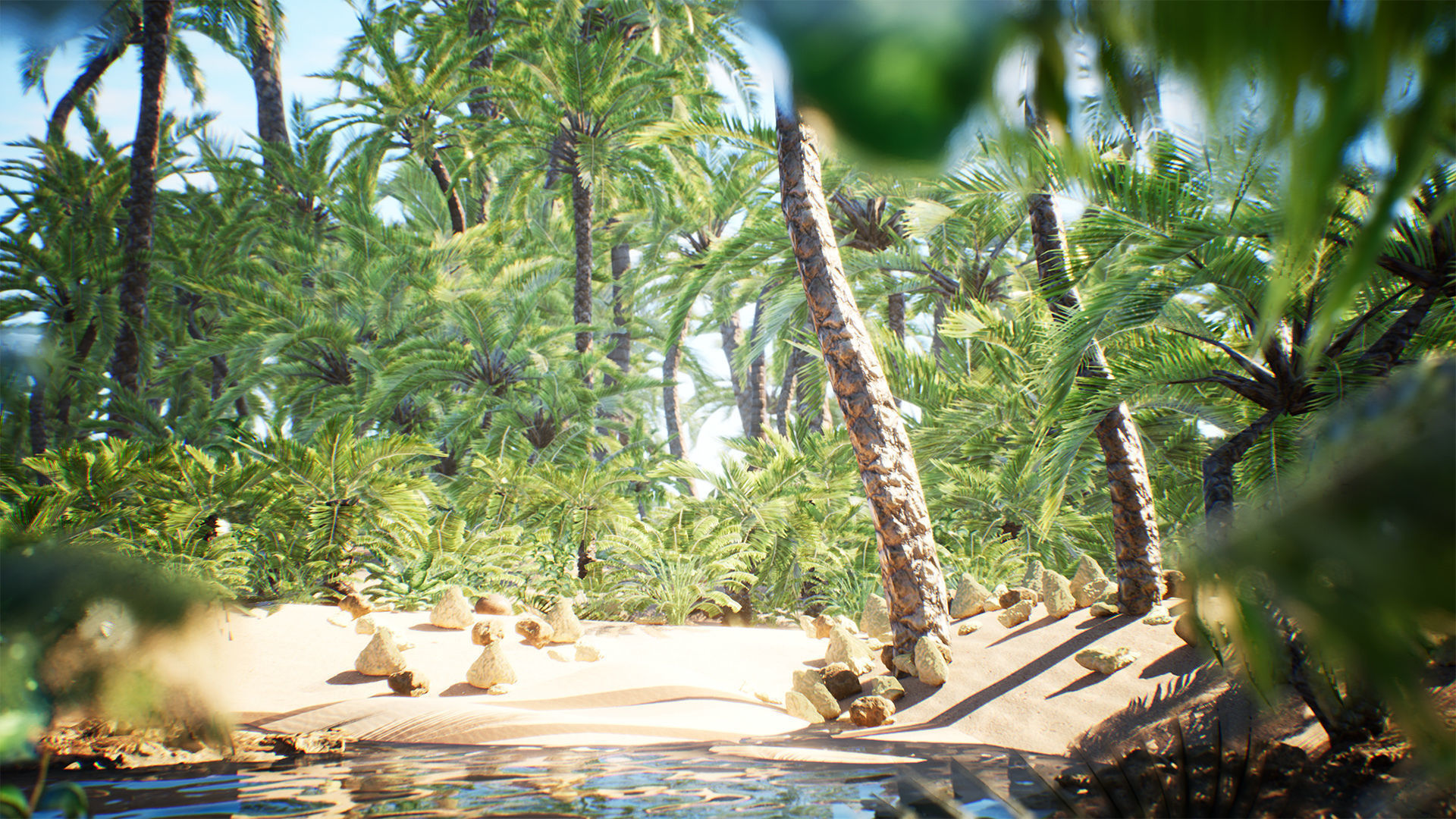 Desert Oasis 41 Assets Low-poly 3D model_5