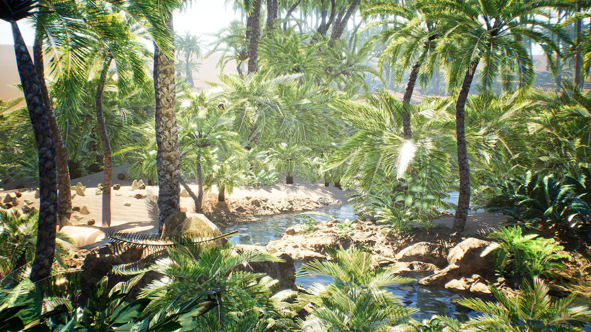 Desert Oasis 41 Assets Low-poly 3D model_6