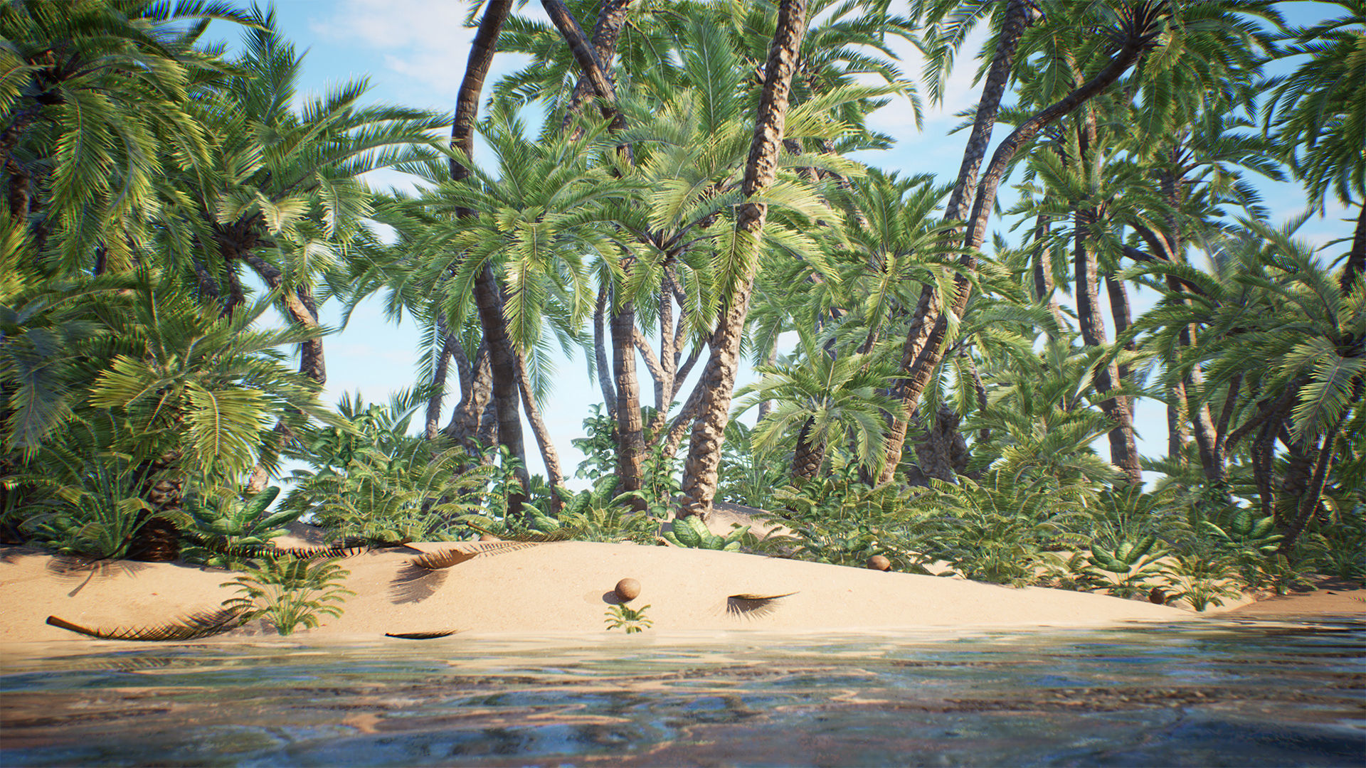 Desert Oasis 41 Assets Low-poly 3D model_9