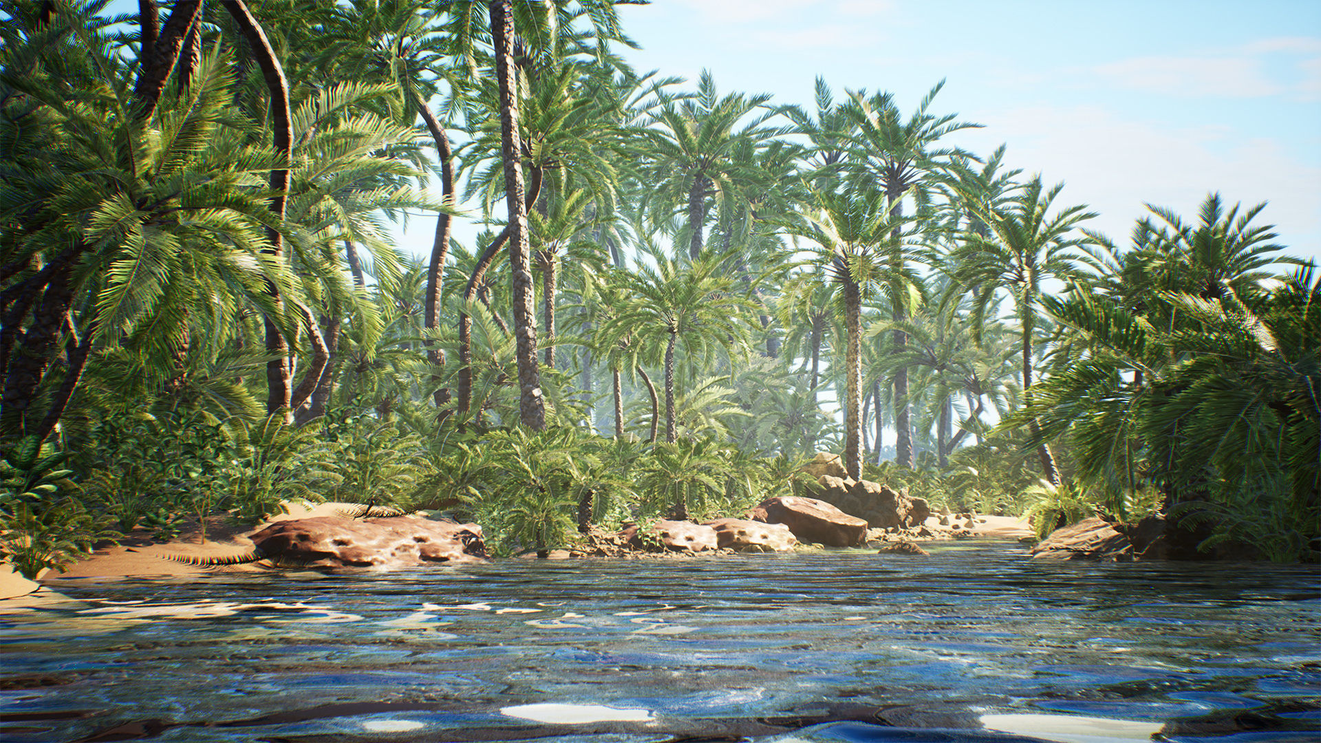 Desert Oasis 41 Assets Low-poly 3D model_8