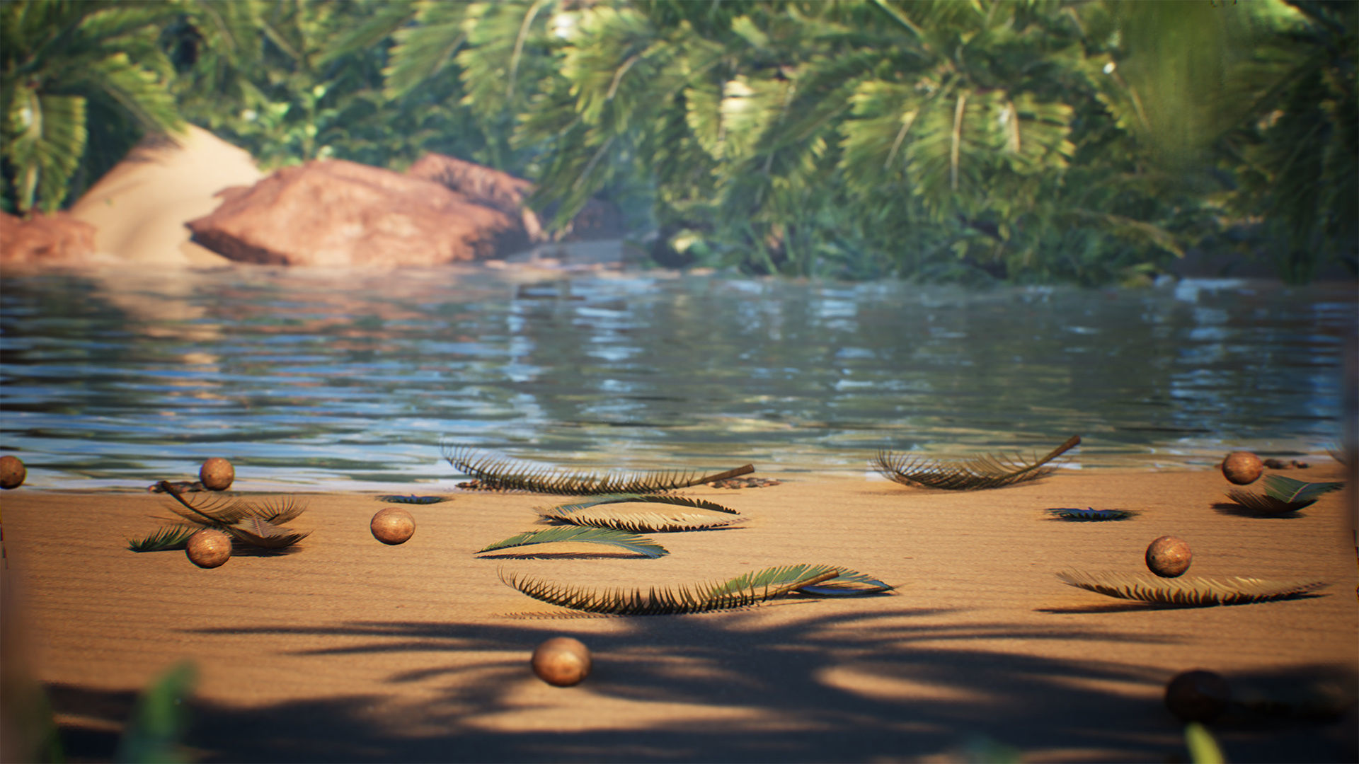 Desert Oasis 41 Assets Low-poly 3D model_2