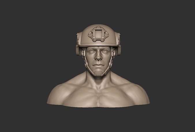 Ballistic Helmet 3D print model