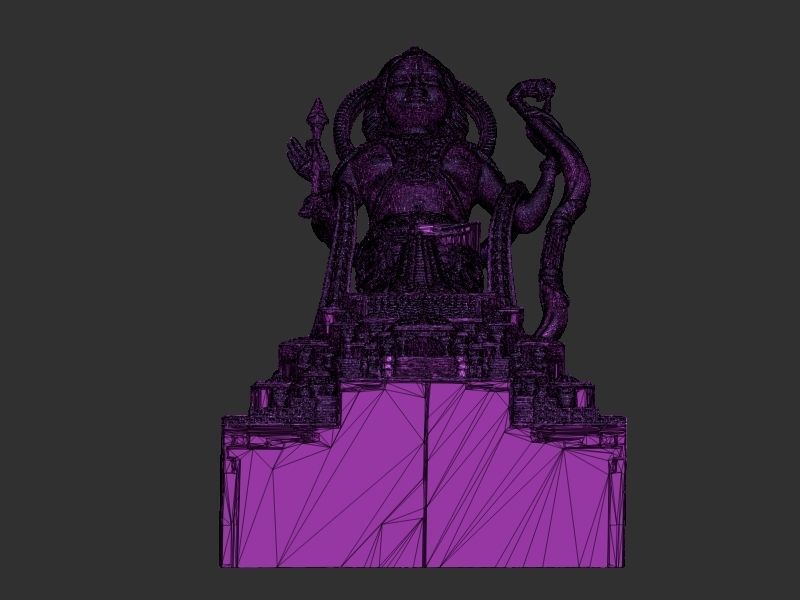 Ramlala with Temple 3D print model_26