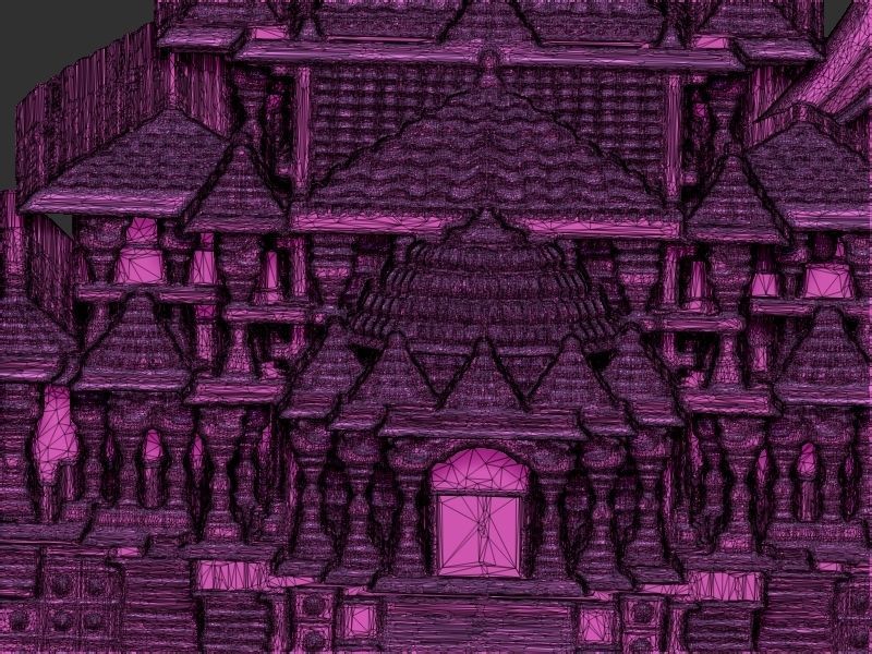 Ramlala with Temple 3D print model_21