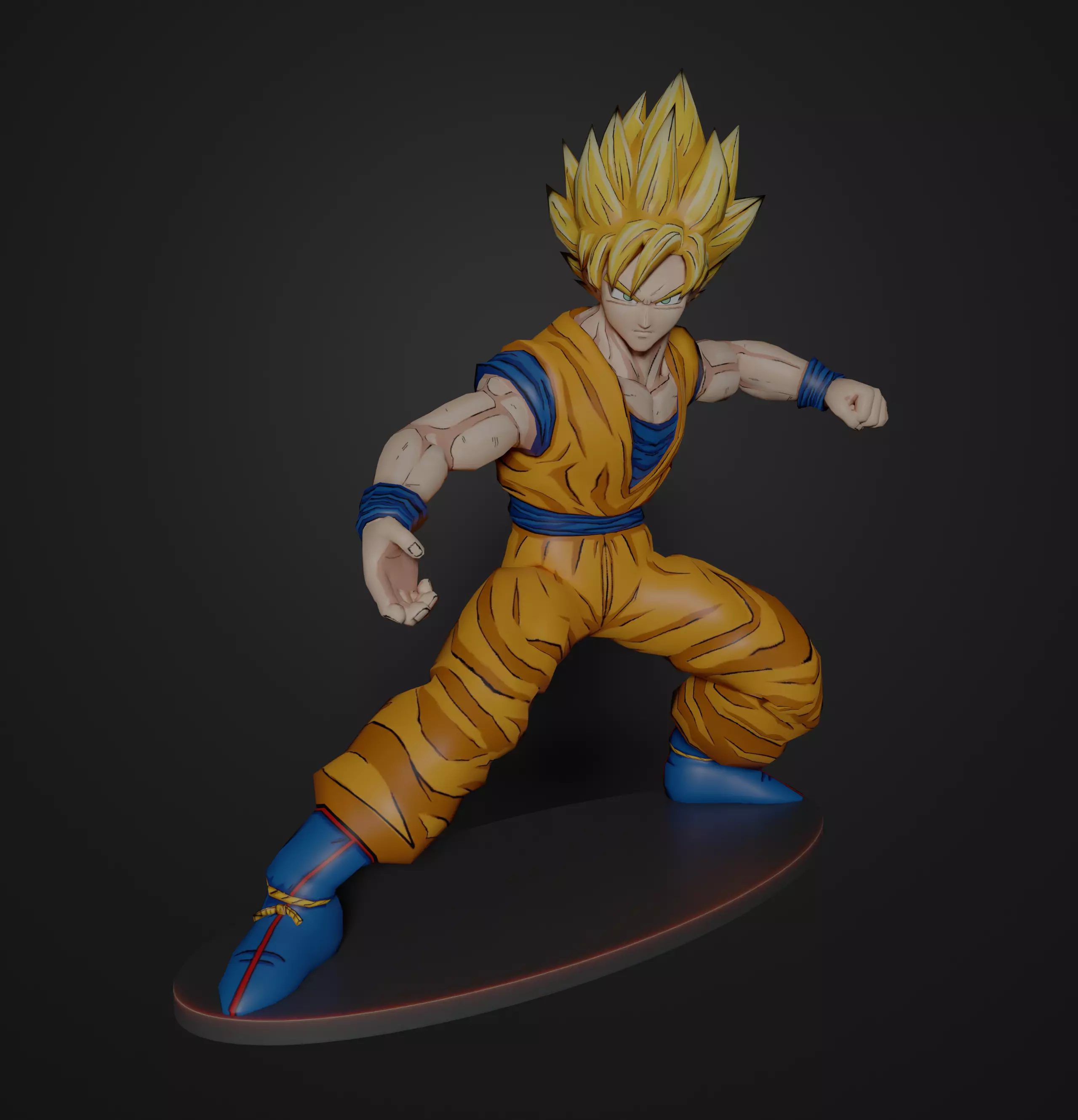 Son Goku Minifigure 3D print model