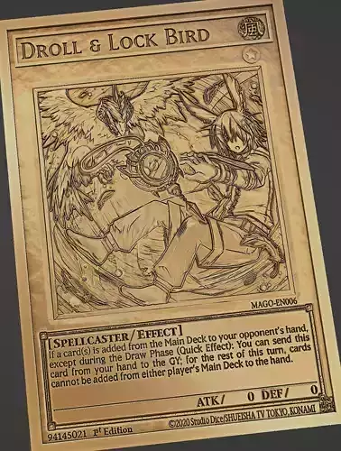 DROLL  LOCK BIRD - YUGIOH Free 3D print model