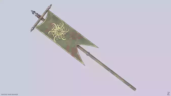 Fantasy war banner