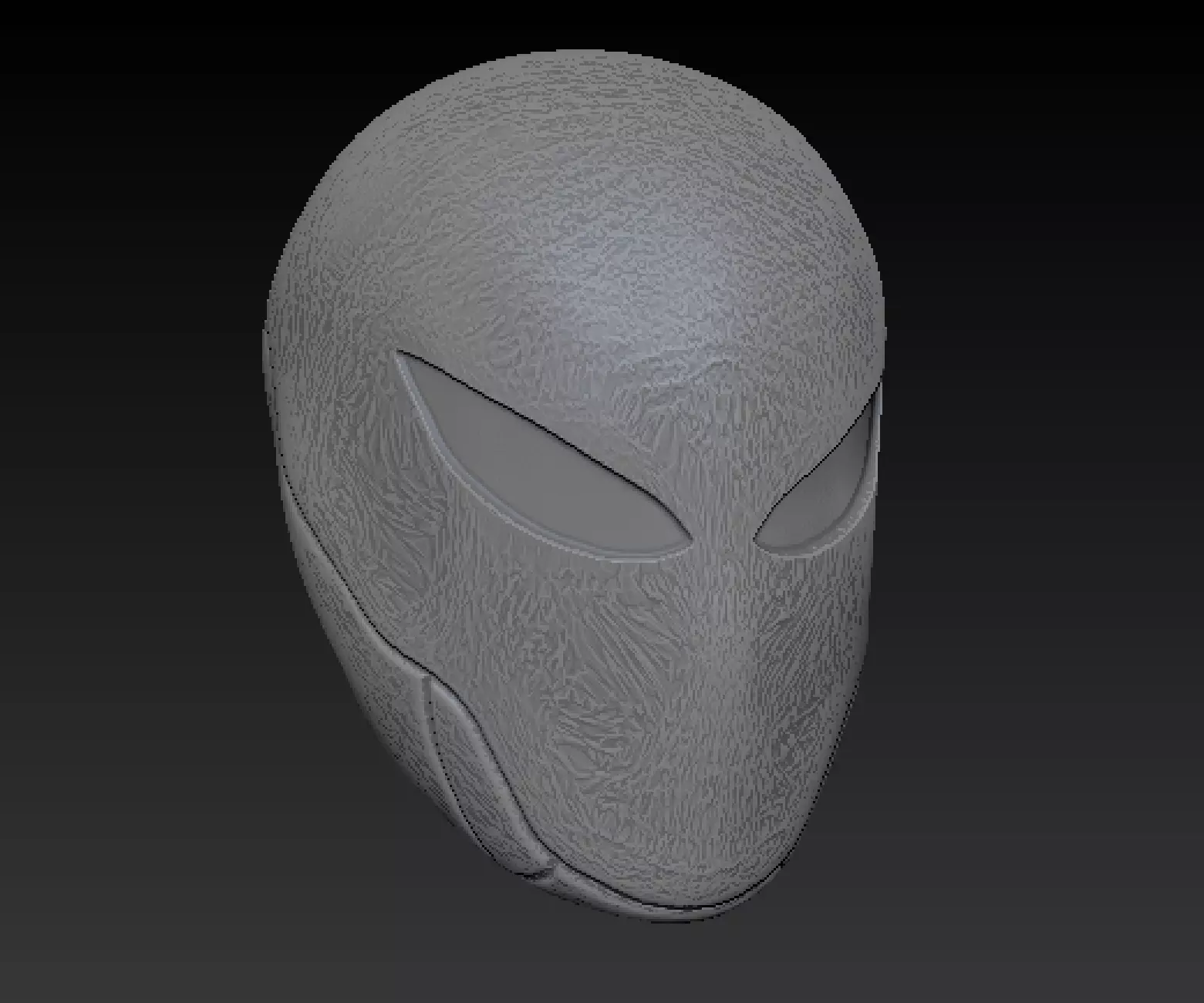 SYMBIOTE SPIDER-MAN PS5 V6 HEADSCULPT 3D print model_0